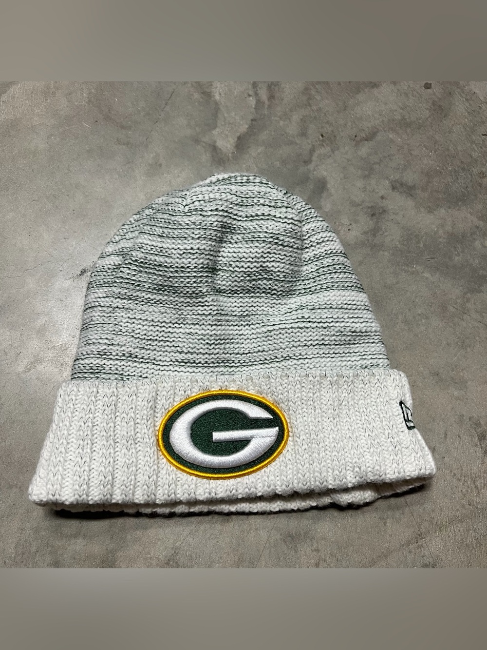 New Era Green Bay Packers NFL Knit Beanie Winter Sweater Style Adult One Size